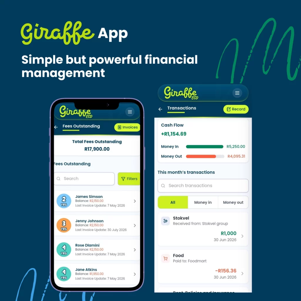 ECD Giraffe App Financial Management