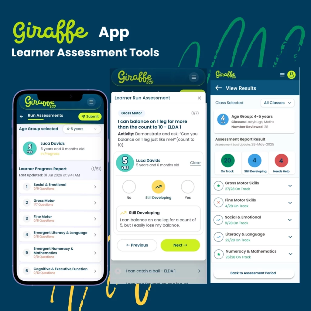 ECD Giraffe App Learner Assessment Tool
